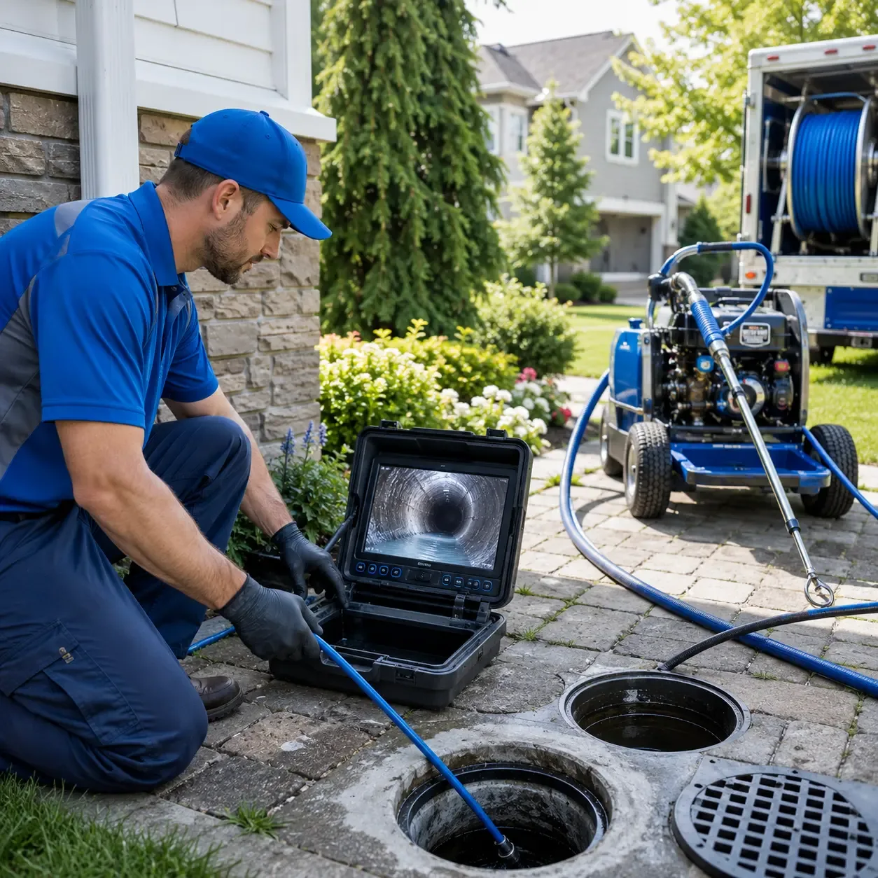 Outdoor drain cleaning professionals serving Oakwood, OK